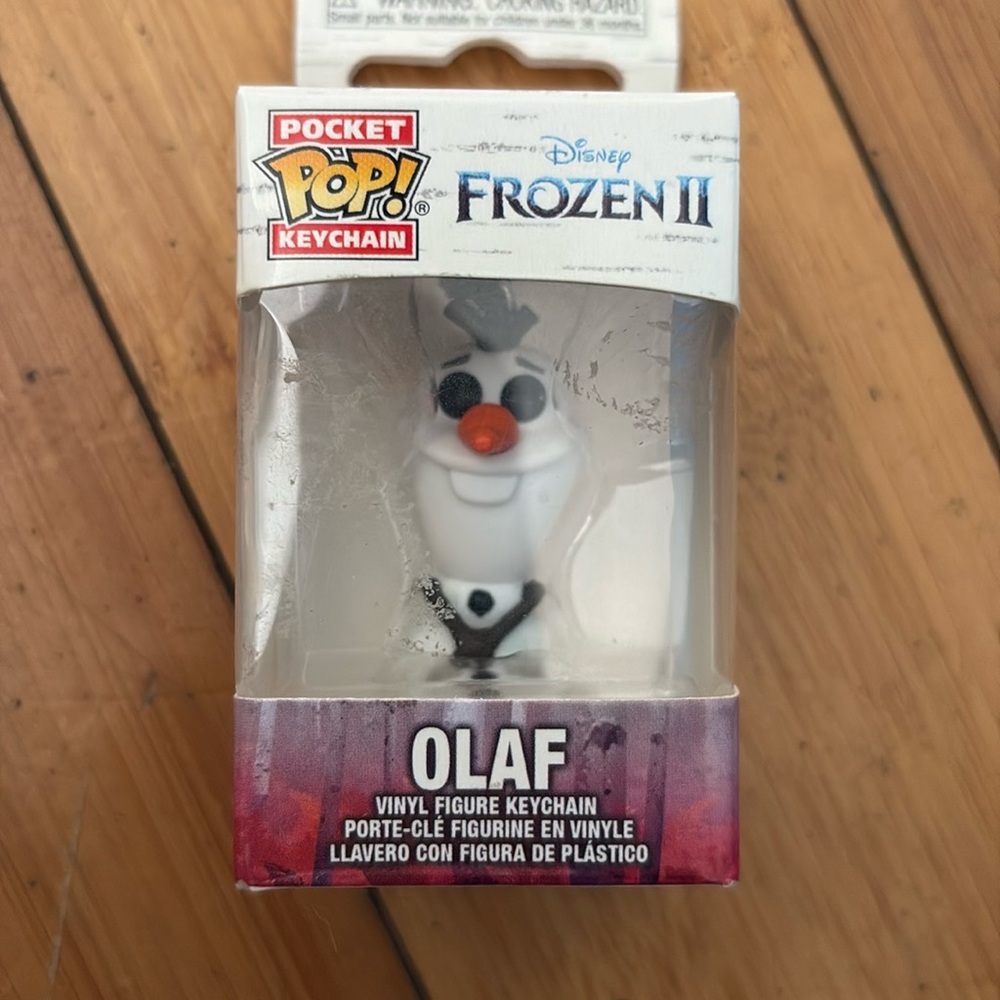 Frozen II - Olaf / Snowman Vinyl Pocket Pop! small figure keychain